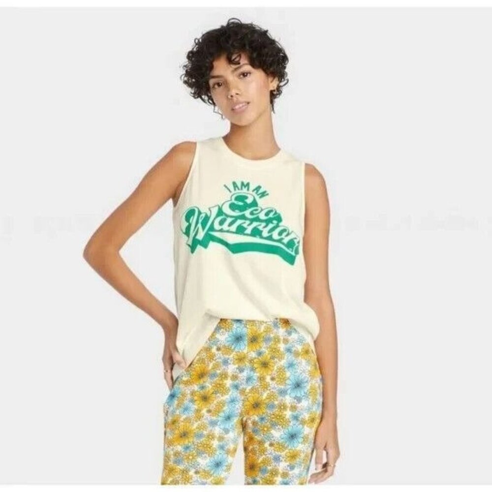 ModernLux Eco Friendly Recycled Materials Sleeveless T-Shirt Womens XL NEW